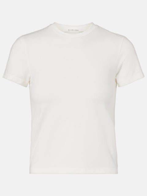 SLVRLAKE Fitted cotton-blend T-shirt