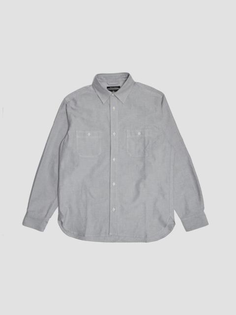 Utility Oxford Work Shirt in Grey