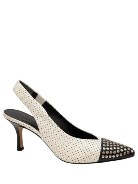 Chloé Alba Slingback Pumps in Eggshell