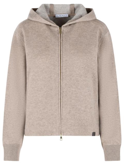 Max Mara Max Mara Beige Cashmere And Virgin Wool Sweatshirt Women