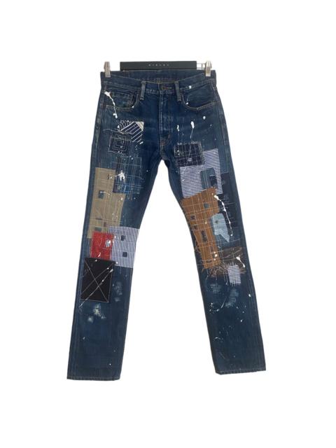 Kapital Kapital Boro Sashiko Patchwork Denim Selvedge Reworked Fit