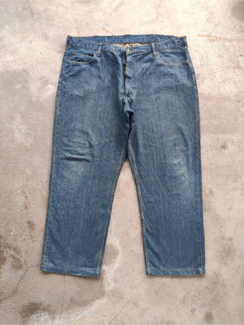 Other Designers Vintage Japanese Baggy Jean Distressed Faded Pants