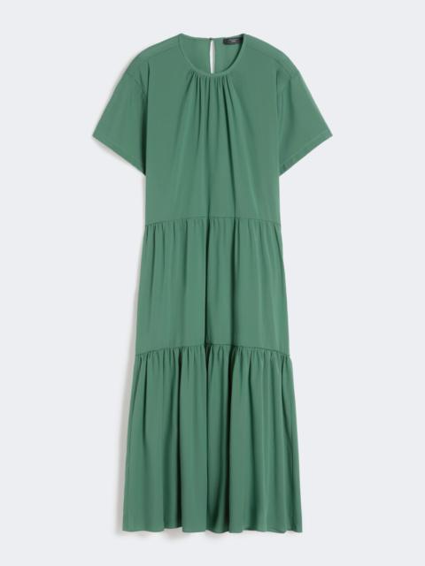 WEEKEND Max Mara Technical cotton canvas dress - GREEN