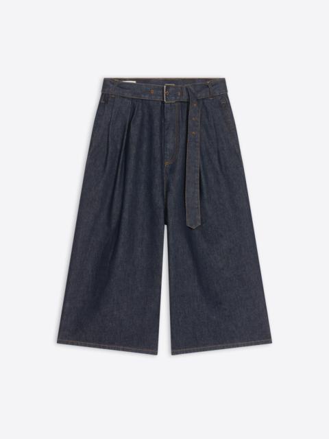 Dries Van Noten BELTED DENIM SHORTS