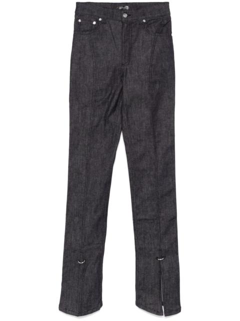 MUGLER piercing-detail jeans