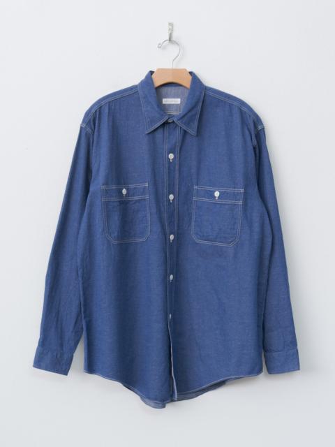 KAPTAIN SUNSHINE Work Shirt - Indigo Blue