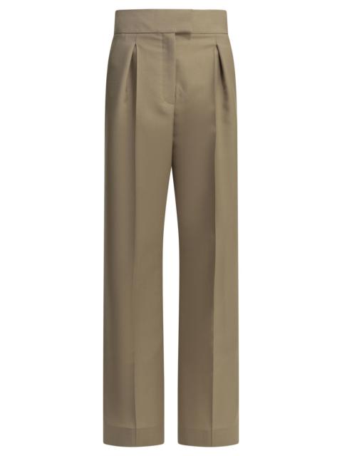 Valentino Valentino Tailored Mohair Pants Beige