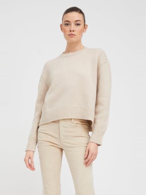 SPRWMN OAT HEAVY CASHMERE SWEATER