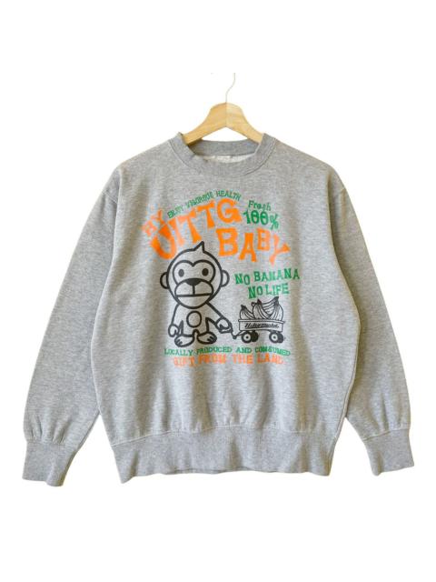 Other Designers Japanese Brand - UITTG Baby No Banana No Life Crewneck Sweatshirt Size M