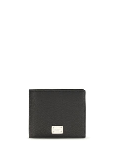 Dolce & Gabbana Dolce & Gabbana Bifold Calf-leather Wallet Nero
