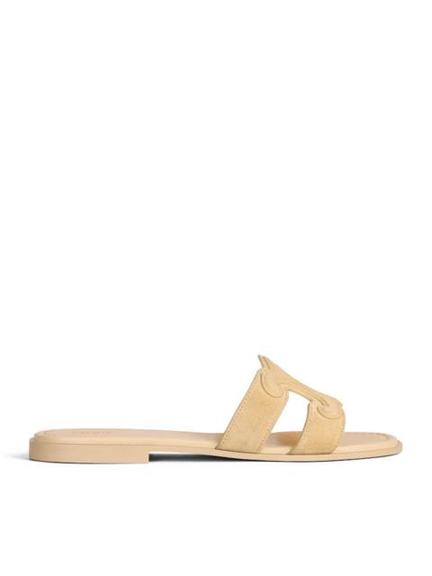 CELINE Celine Women Triomphe Suede Mule