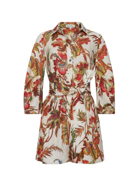 Cara Cara Raya Mini Dress
A Button Up Mini Dress Featuring a Blouson Sleeve and Chic Sash