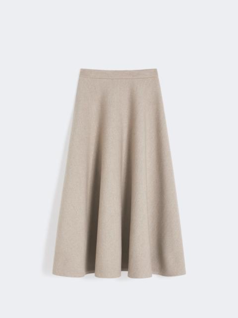 Max Mara Full, tech wool skirt - SAND