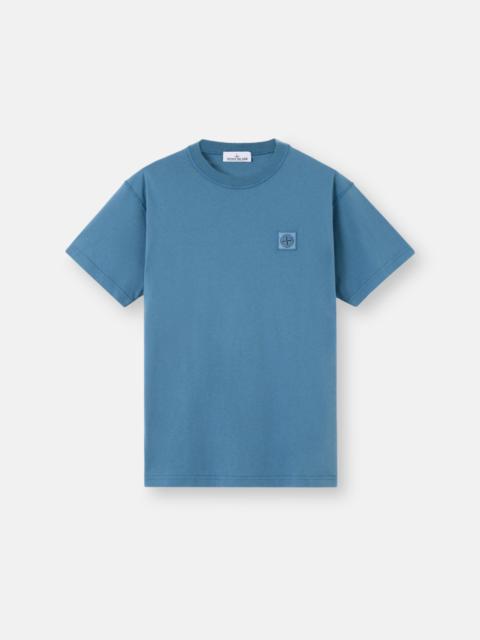 Stone Island 2100029 ORGANIC COTTON JERSEY 'FISSATO' EFFECT