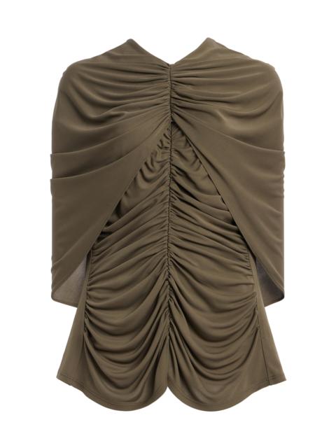 KALLMEYER Emme Ruched Cape Top green