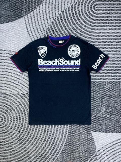 Other Designers Other - Vintage Beach Sound Big Logo Men Fashion Shirt