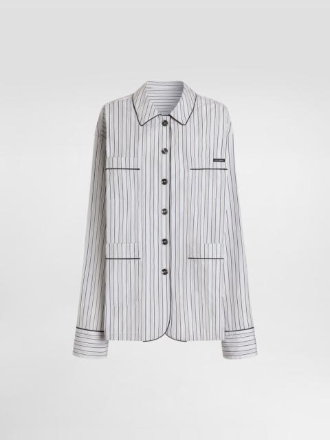 Dolce & Gabbana Vanity striped poplin shirt