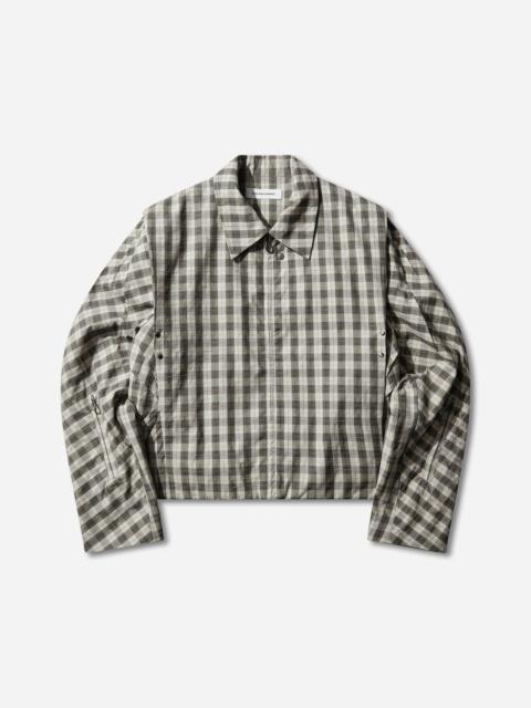 Kiko Kostadinov Men's Irimias K-Dart Bomber Oyster Check