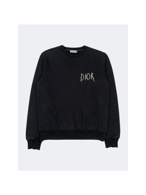 Dior x Raymond Pettibon Logo Embroidered Sweatshirt
