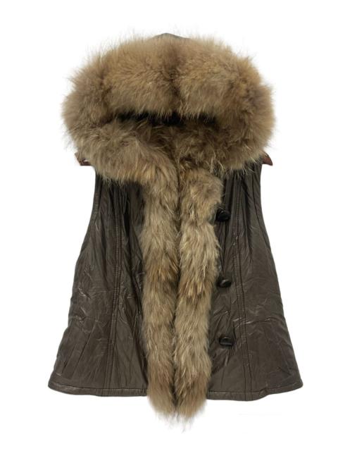 Other Designers If Six Was Nine - VINTAGE AVANT GARDE FUR HOODIES VEST LGB STYLE