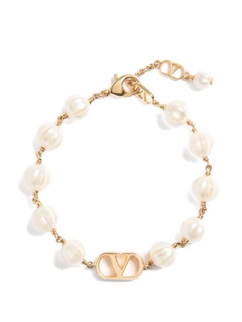 Valentino Valentino Garavani Women Vlogo Signature Pearl Bracelet