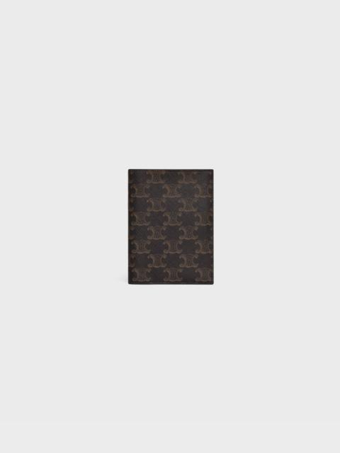 CELINE PASSPORT COVER IN TRIOMPHE CANVAS