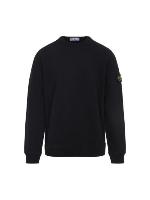 logo-patch crew neck sweatshirt