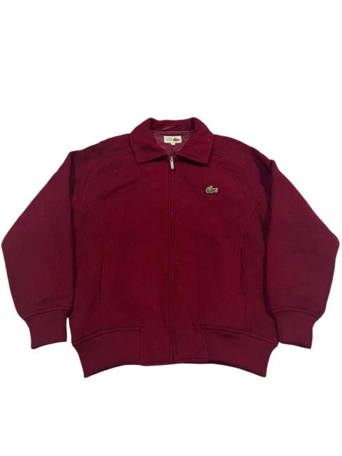 Other Designers Lacoste × Vintage - VINTAGE 80S CHEMISE LACOSTE WOOL BOMBER JACKET