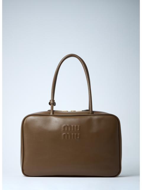 Miu Miu Miu Miu Women Beau Leather Shoulder Bag