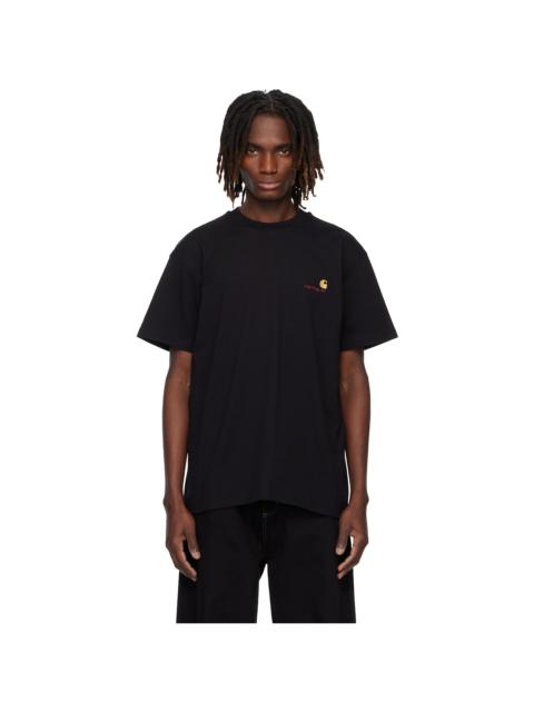 Carhartt Black S/S American Script T-shirt