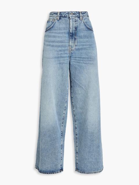 TOTEME High-rise wide-leg jeans