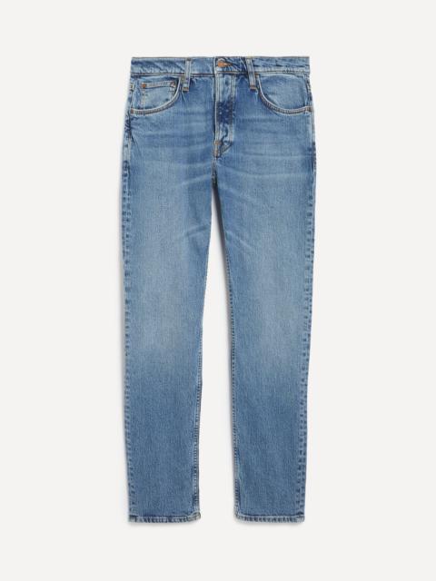 Nudie Jeans Solid Ollie Worn Vintage Slim-Fit Jeans