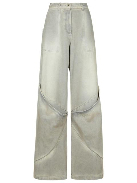THE ATTICO The Attico Gray Cotton Jeans