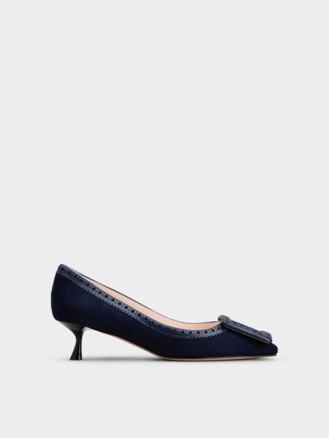 Roger Vivier Viv' in The City Pumps in suede