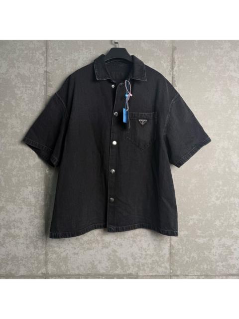 Prada Prada Denim Short Sleeve Shirt