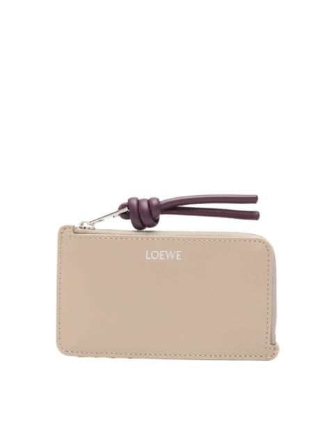 Loewe Knot leather card case