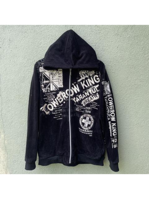 Other Designers Japanese Brand - Vintage DESIGNER Full Print Zipper Ups Hooded Jacket