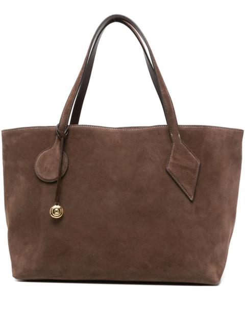 Liffner large suede tote bag