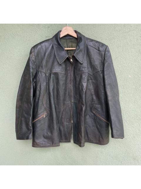 Other Designers Vintage RUHR Made In Germany Zipper Ups Leather Jacket