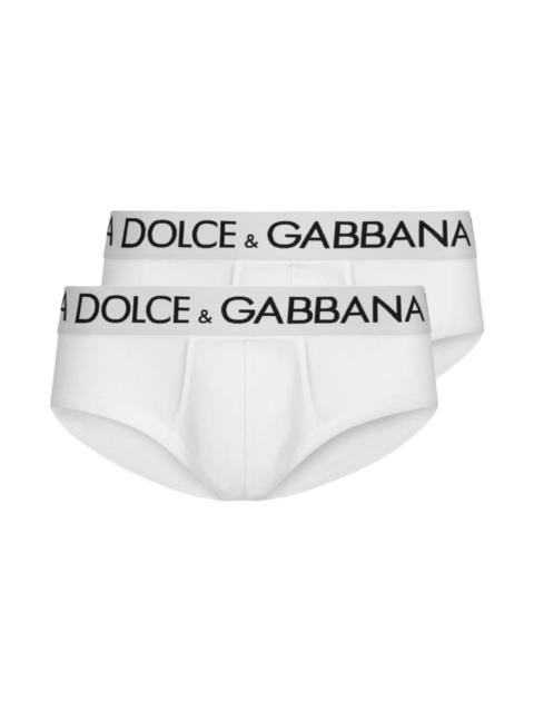 Dolce & Gabbana White Cotton Slip Underwear
