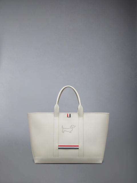 Thom Browne PEBBLE GRAIN HECTOR MEDIUM TOOL TOTE