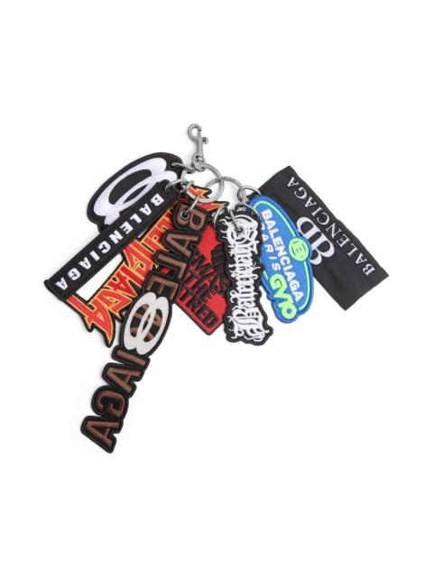 BALENCIAGA Men's Charm/keychain Patches in Multicolor