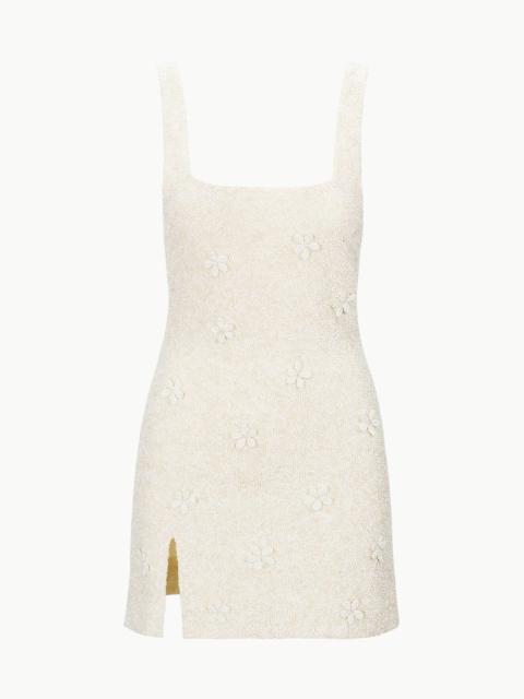 STAUD STAUD LE SABLE DRESS IVORY