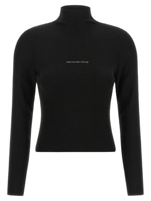 Alexander Wang Alexander Wang Women Ribbed Sweater With Logo