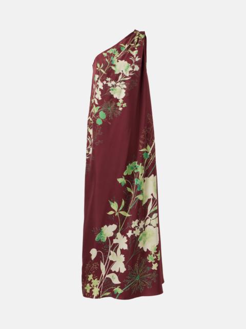 La DoubleJ Roy floral silk twill maxi dress
