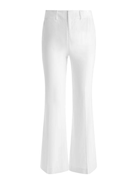 Alice + Olivia QUINN LINEN KICK FLARE PANT