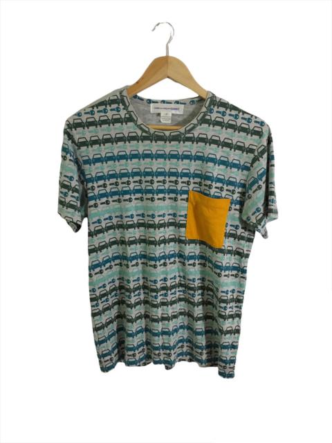 AW11 Comme Des Garcons “ Car Keys “ Stripes Pocket Tee Shirt