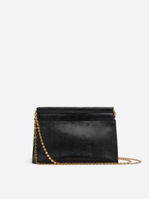 CO Small Leather Clutch with Chain