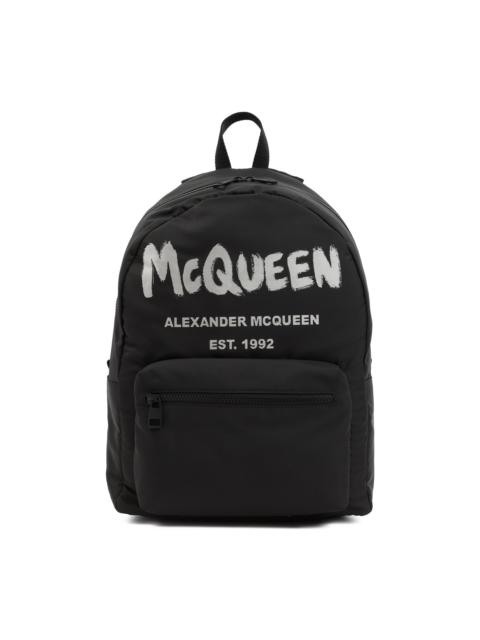 Alexander McQueen Alexander Mcqueen Graffiti Metropolitan Printed Backpack Men