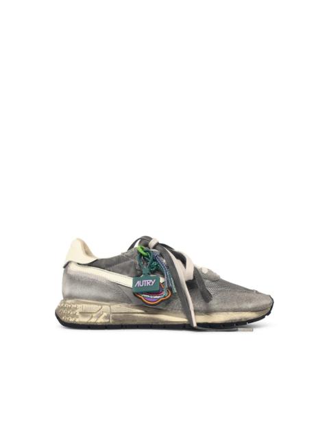 AUTRY Autry REELWIND Supervintage Low Grey Mesh Suede Sneakers